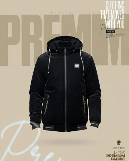 Men’s Winter Jacket. (Black)